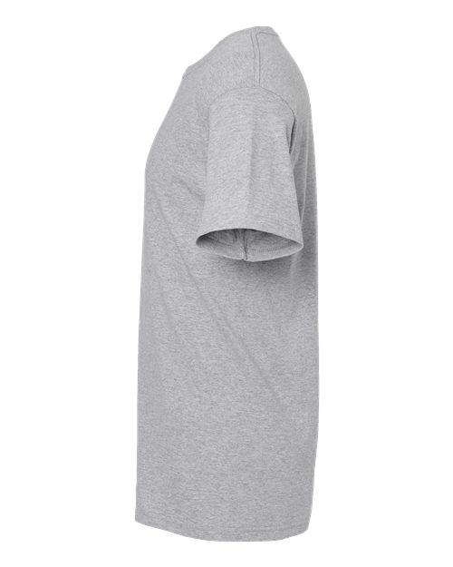 Gray Embroidery t-shirt on a white background