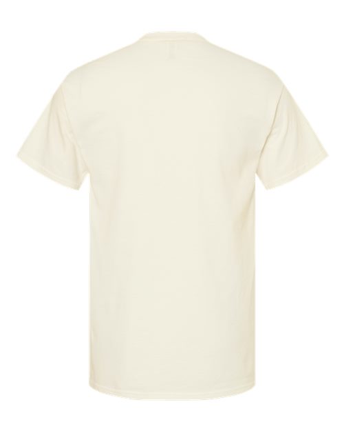 BeigeEmbroidery  t-shirt on a white background