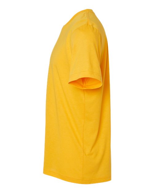 Yellow Embroidery t-shirt on a white background