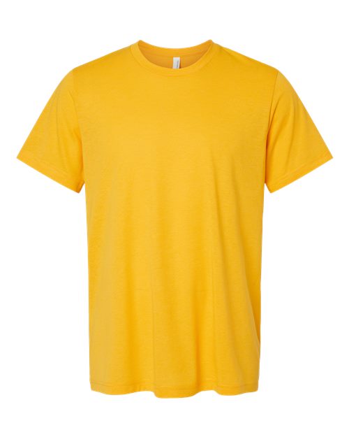 Yellow Embroidery t-shirt on a white background