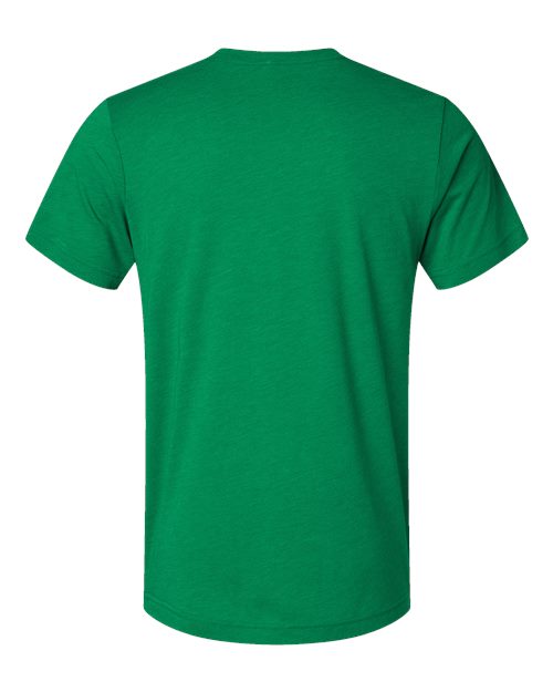 Green Embroidery t-shirt on a white background