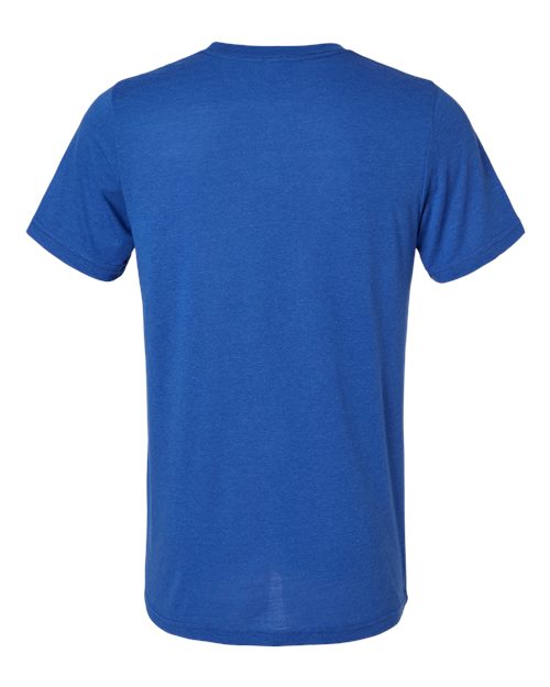 BlueEmbroidery  t-shirt on a white background