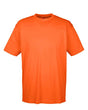 Orange Embroidery t-shirt on a white background