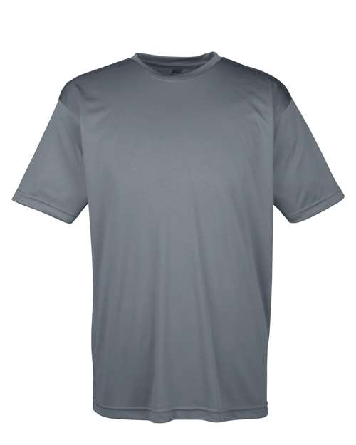 Gray Embroidery t-shirt on a white background