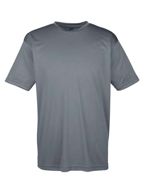 Gray Embroidery t-shirt on a white background