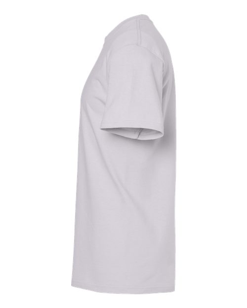 Light gray Embroidery t-shirt on a white background