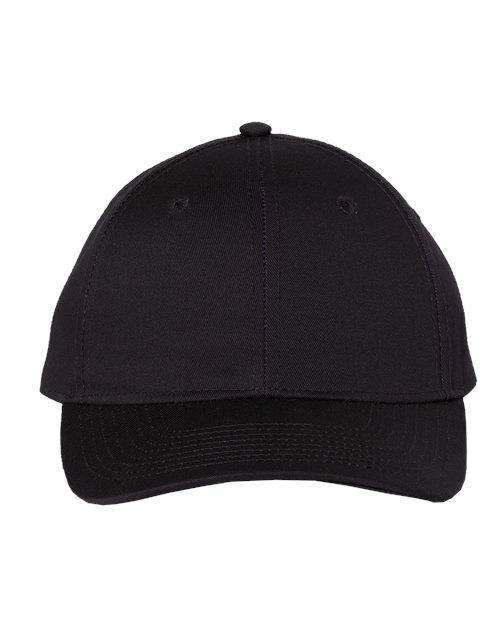 Black baseball Embroidery cap on a white background