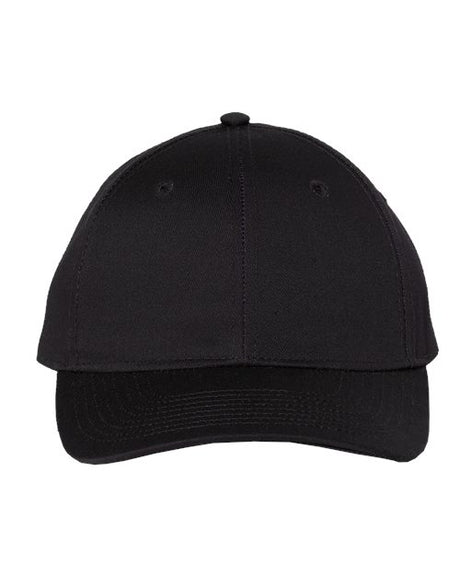 Black baseball Embroidery cap on a white background