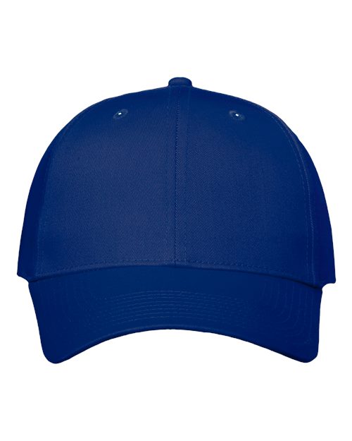 Blue baseball Embroidery cap on a white background