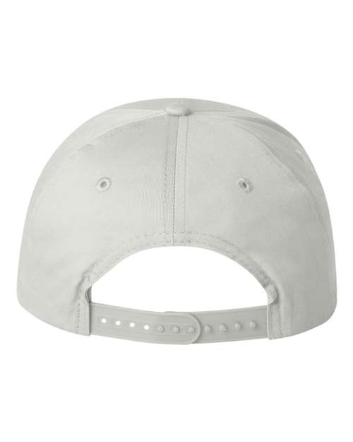 Gray Embroidery cap on a white background
