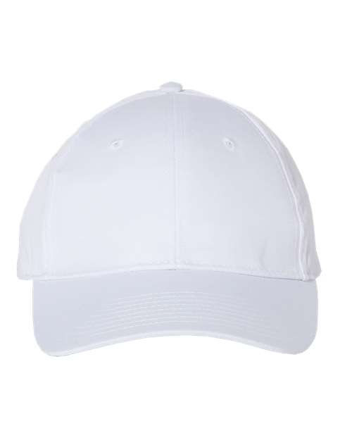 White baseball Embroidery cap on a white background