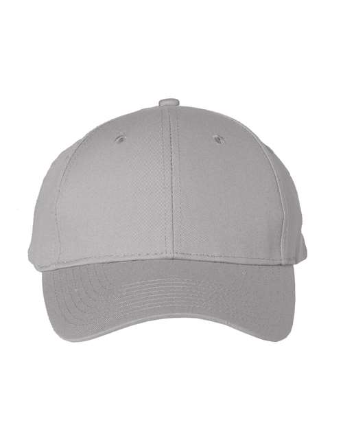 Gray baseball Embroidery cap on a white background