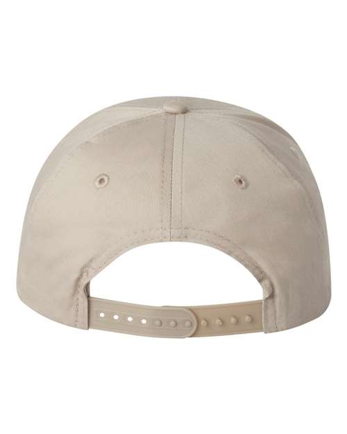 Beige baseball Embroidery cap on a white background