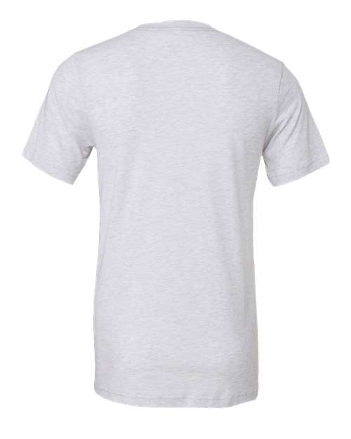 Plain white Embroidery t-shirt on a white background