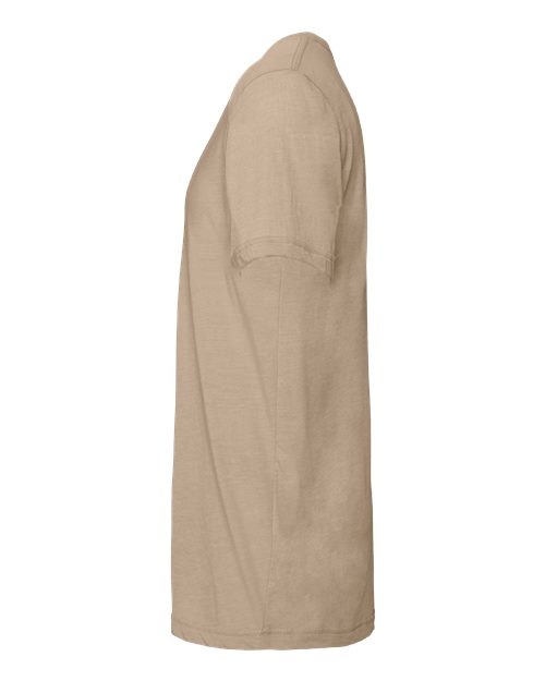 Beige long-sleeve Embroidery shirt on a white background