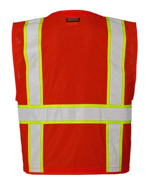 Kishigo Unisex EV Series® Enhanced Visibility Multi-Pocket Mesh Vest
