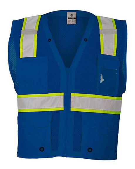 Kishigo Unisex EV Series® Enhanced Visibility Multi-Pocket Mesh Vest