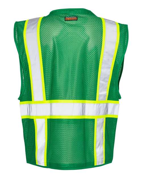Kishigo Unisex EV Series® Enhanced Visibility Multi-Pocket Mesh Vest
