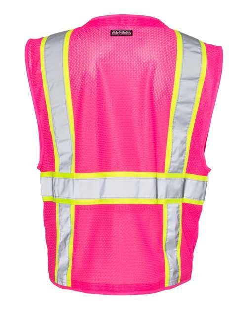 Kishigo Unisex EV Series® Enhanced Visibility Multi-Pocket Mesh Vest