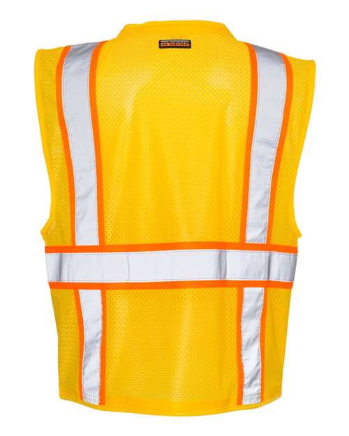 Kishigo Unisex EV Series® Enhanced Visibility Multi-Pocket Mesh Vest