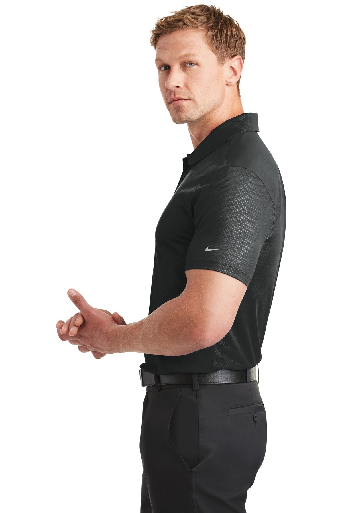 Nike Dri-FIT Embossed Tri-Blade Polo 838964