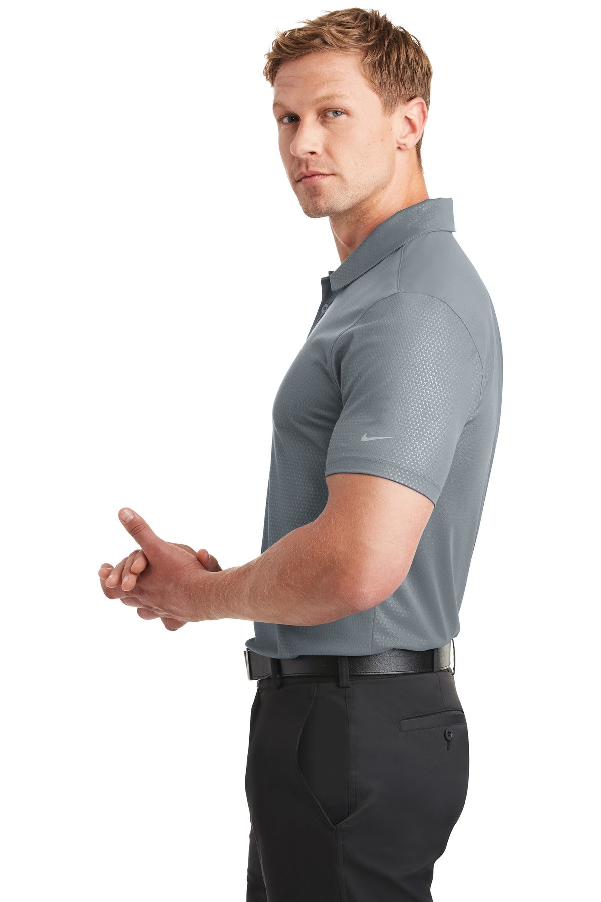 Nike Dri-FIT Embossed Tri-Blade Polo 838964