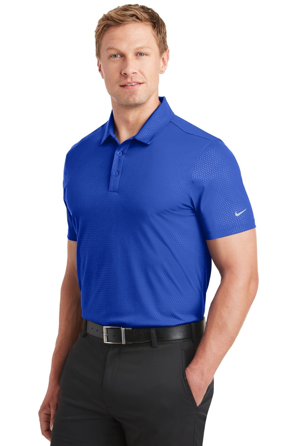 Nike Dri-FIT Embossed Tri-Blade Polo 838964