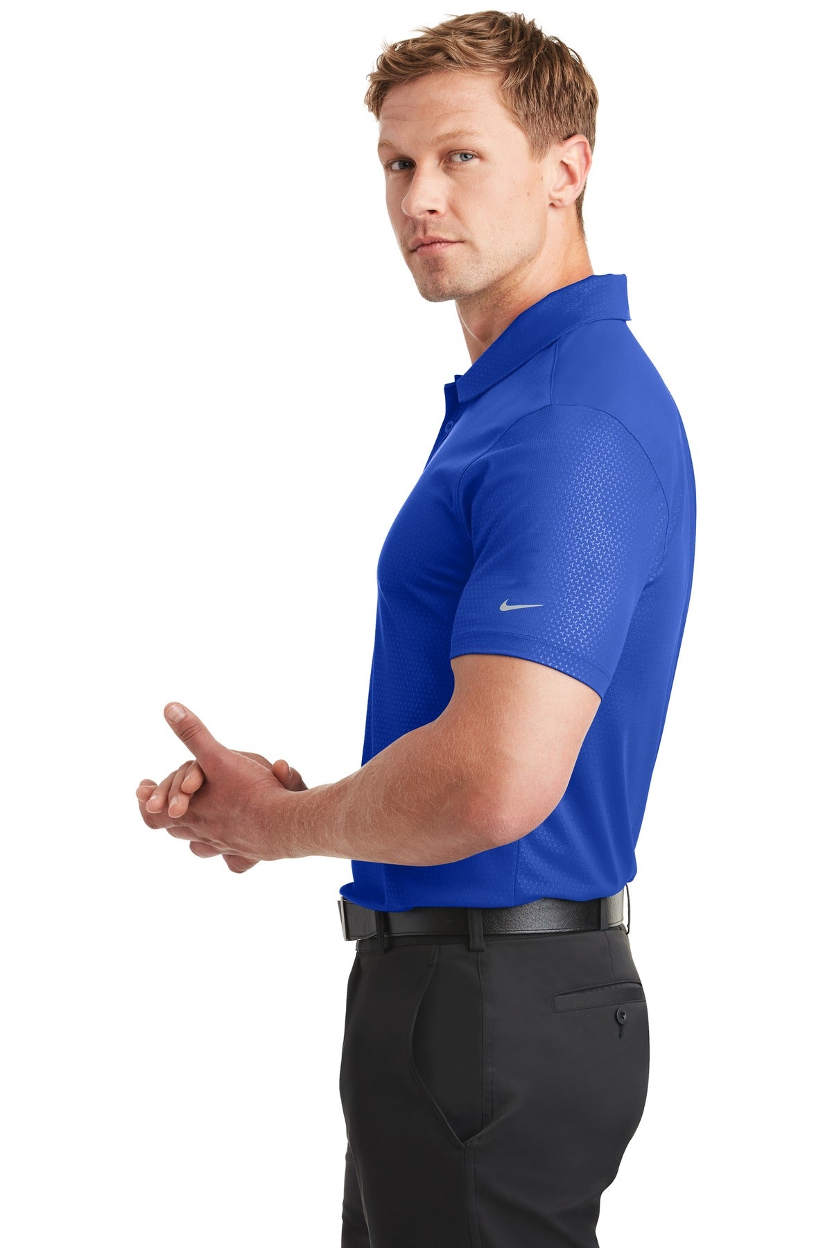 Nike Dri-FIT Embossed Tri-Blade Polo 838964