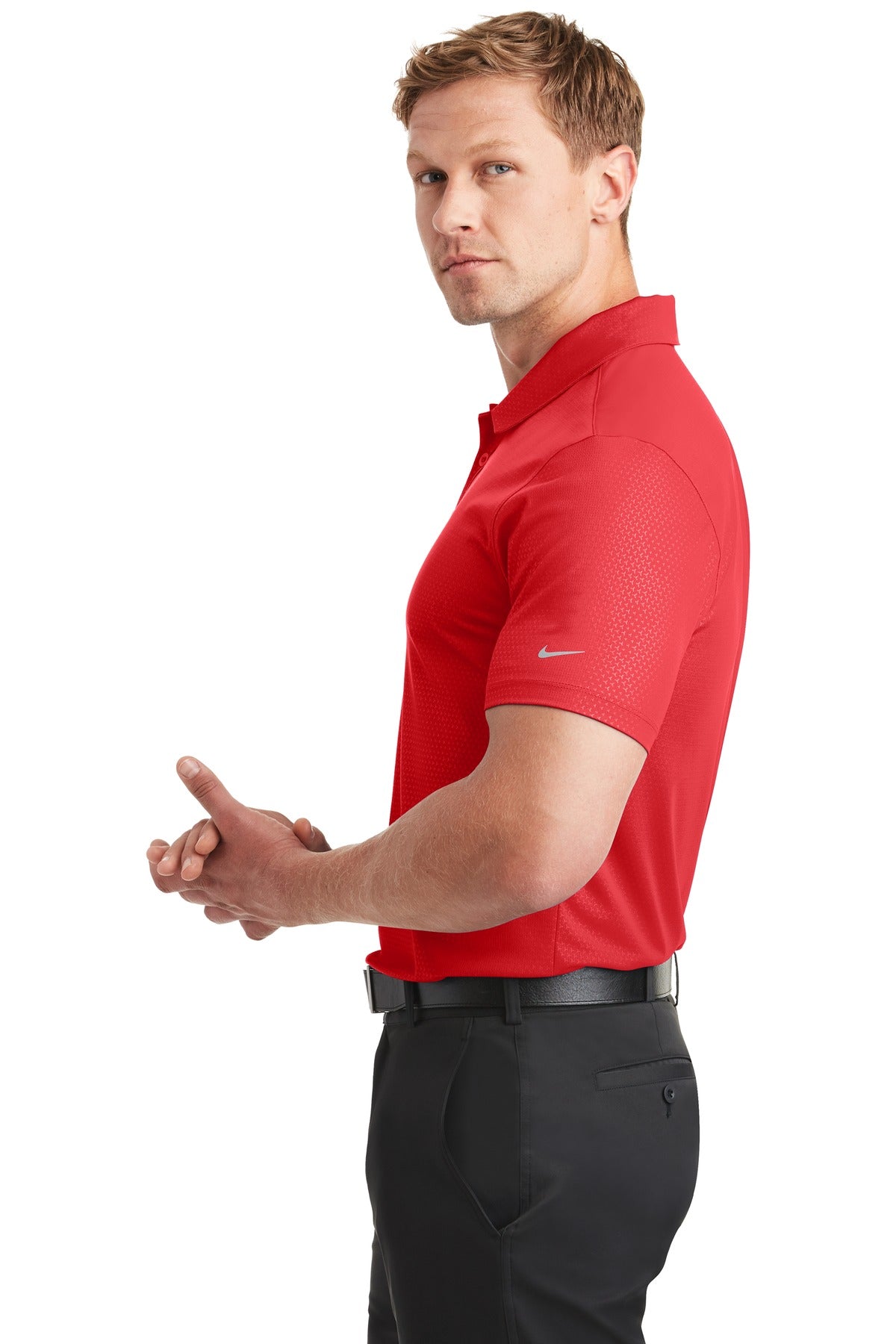 Nike Dri-FIT Embossed Tri-Blade Polo 838964