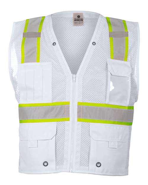 Kishigo Unisex EV Series® Enhanced Visibility Multi-Pocket Mesh Vest