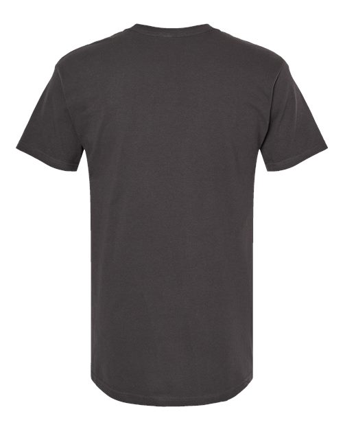 Black Embroidery t-shirt on a white background