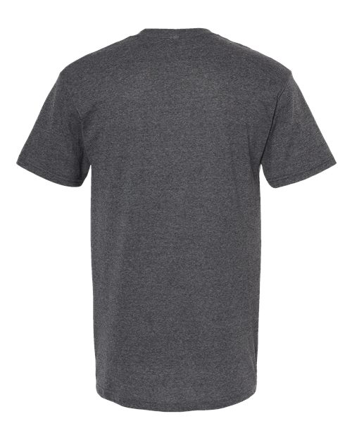 Gray Embroidery t-shirt on a white background