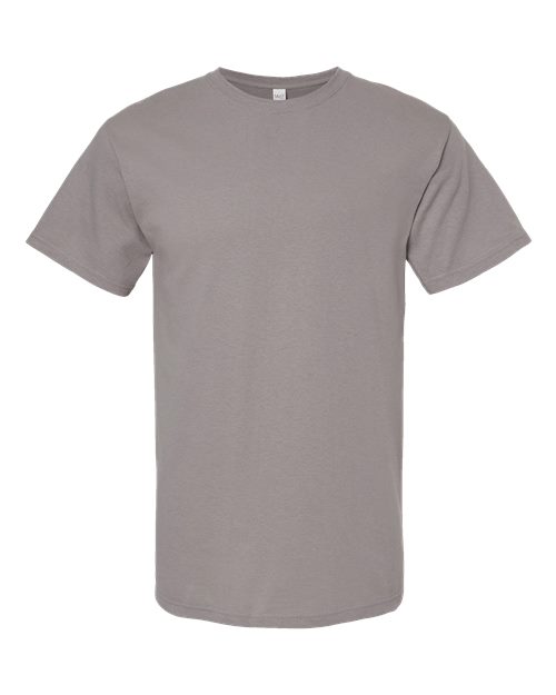 Plain gray t-shirt on a white background