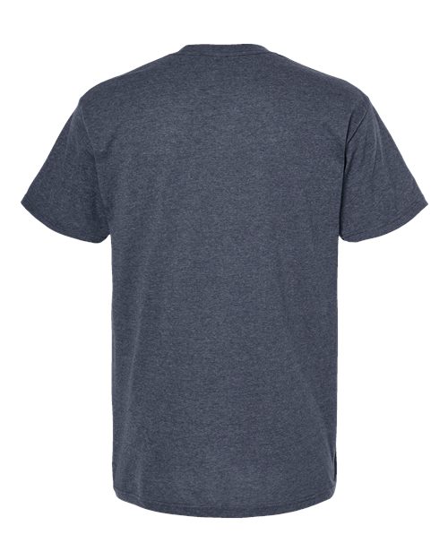 Plain dark gray t-shirt on a white background