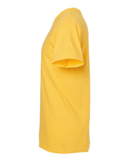 Yellow Embroidery -shirt on a white background