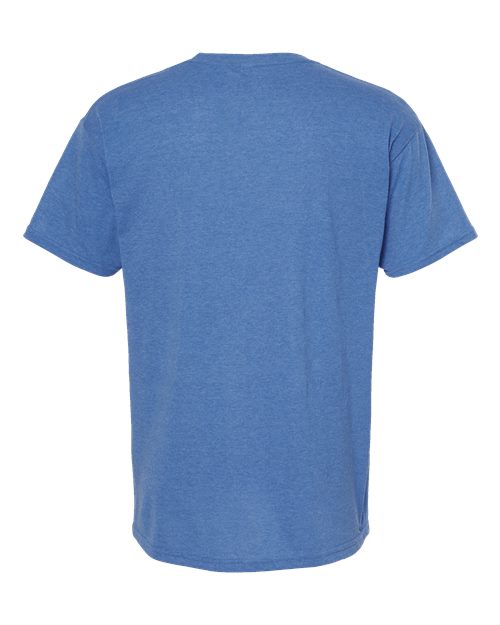 Blue t-shirt on a white background