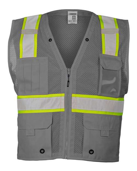 Kishigo Unisex EV Series® Enhanced Visibility Multi-Pocket Mesh Vest