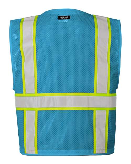 Kishigo Unisex EV Series® Enhanced Visibility Multi-Pocket Mesh Vest