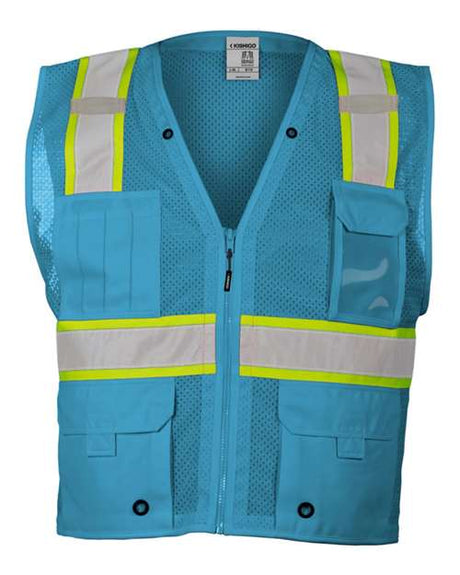 Kishigo Unisex EV Series® Enhanced Visibility Multi-Pocket Mesh Vest