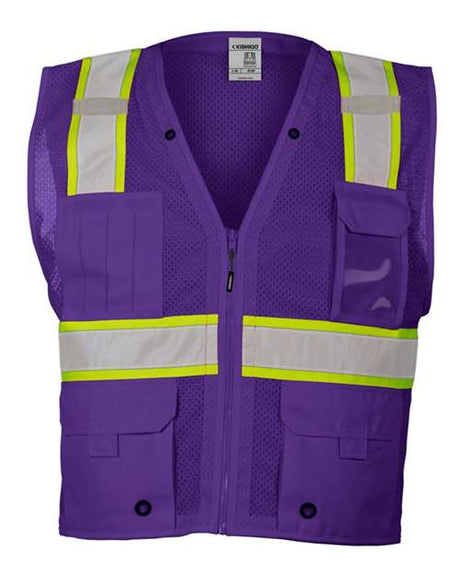 Kishigo Unisex EV Series® Enhanced Visibility Multi-Pocket Mesh Vest
