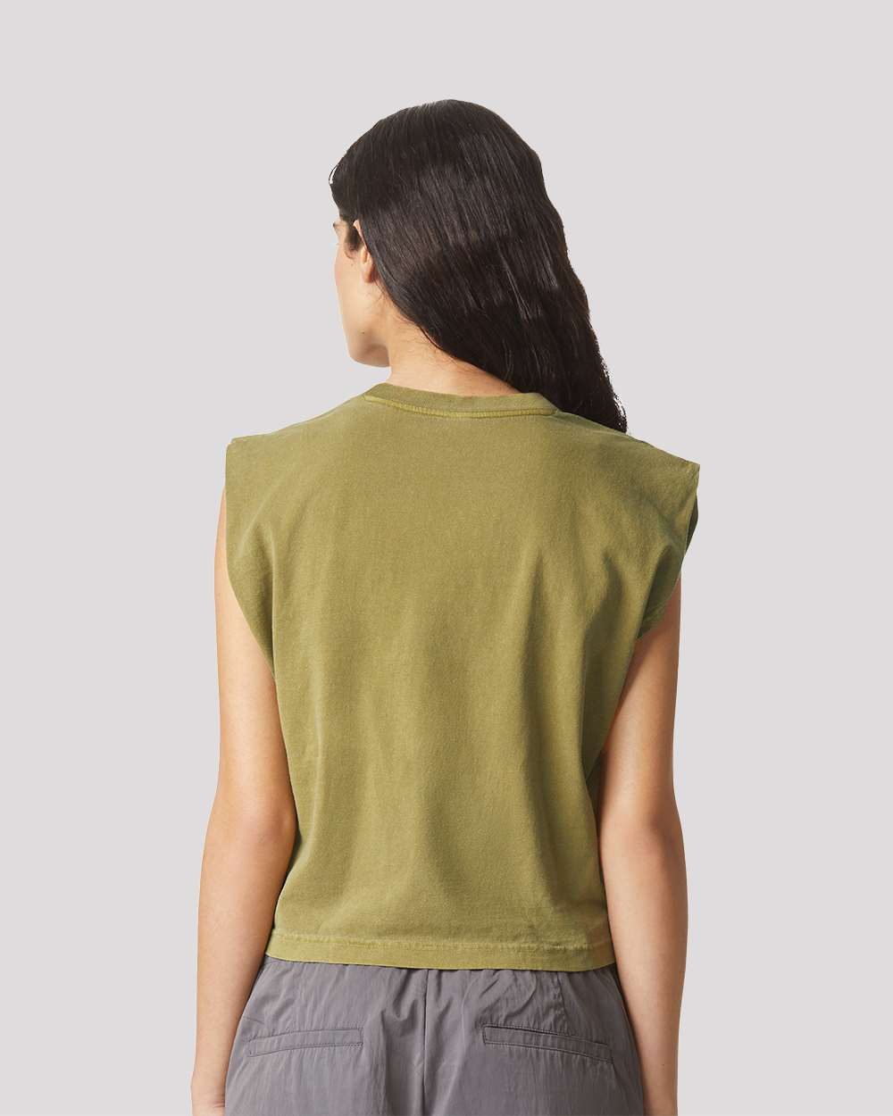 American Apparel - Garment-Dyed Women's Heavyweight Muscle Tee