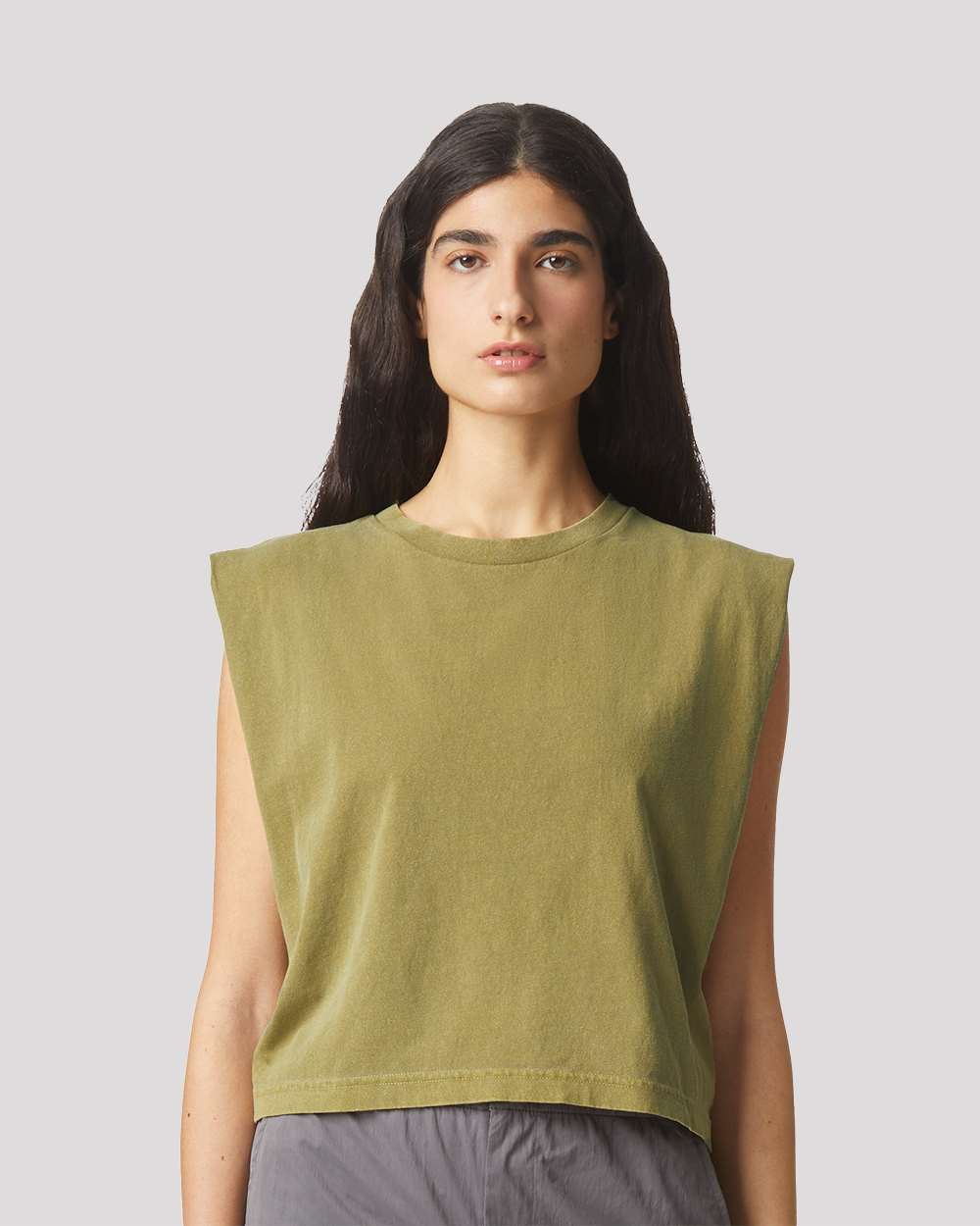 American Apparel - Garment-Dyed Women's Heavyweight Muscle Tee