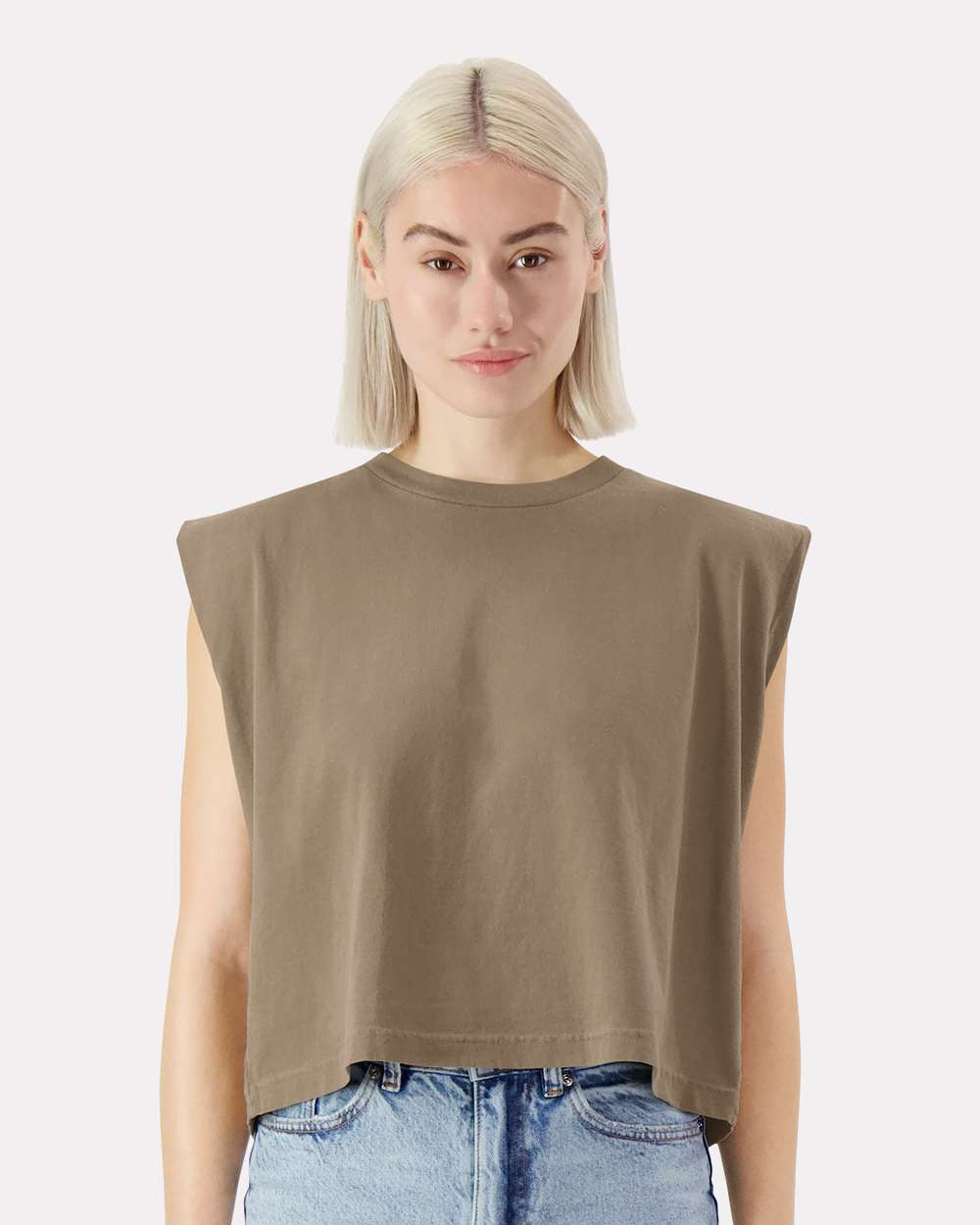 American Apparel - Garment-Dyed Women's Heavyweight Muscle Tee