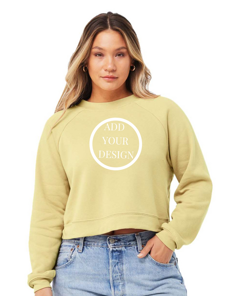 Imprint Connect-BELLA + CANVAS - Women's Raglan Pullover Fleece Crewneck. Design Yours Today. Custom embroidery
BELLA + CANVAS - Women's Raglan Pullover Fleece Crewneck