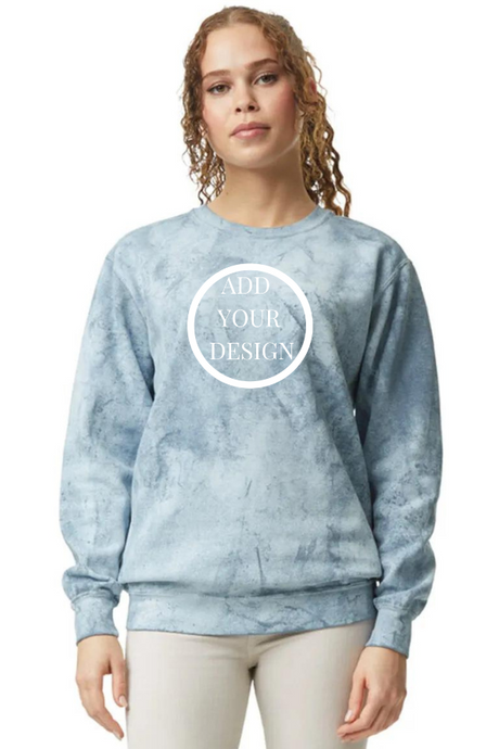 Imprint Connect-Comfort Colors - Women's Colorblast Crewneck Sweatshirt. Design Yours Today. Custom embroidery Comfort Colors - Women's Colorblast Crewneck Sweatshirt