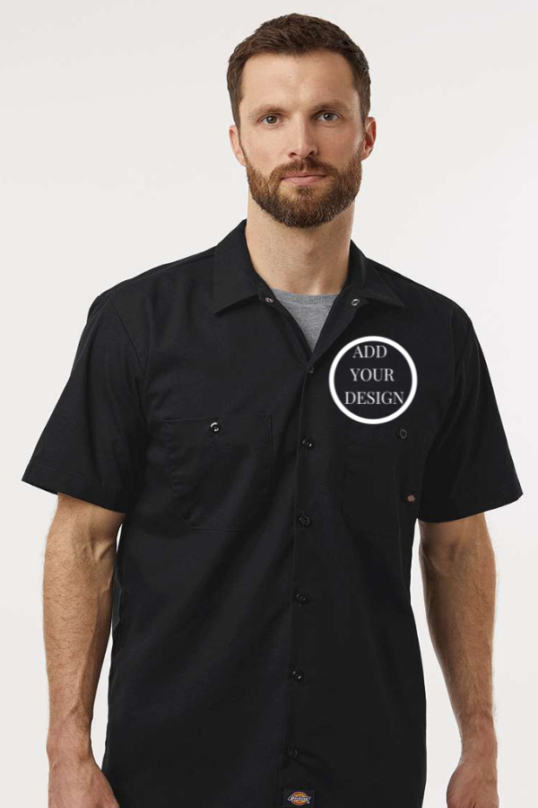 Imprint Connect-Dickies - Industrial Short Sleeve Work Shirt. Design Yours Today. Custom embroidery
Dickies - Industrial Short Sleeve Work Shirt