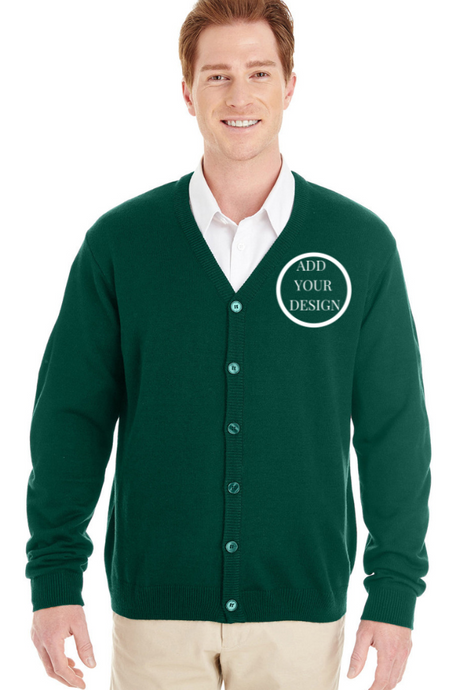 Imprint Connect-Harriton Men's Pilbloc V-Neck Button Cardigan Sweater. Design Yours Today. Custom embroidery
Harriton Men's Pilbloc V-Neck Button Cardigan Sweater