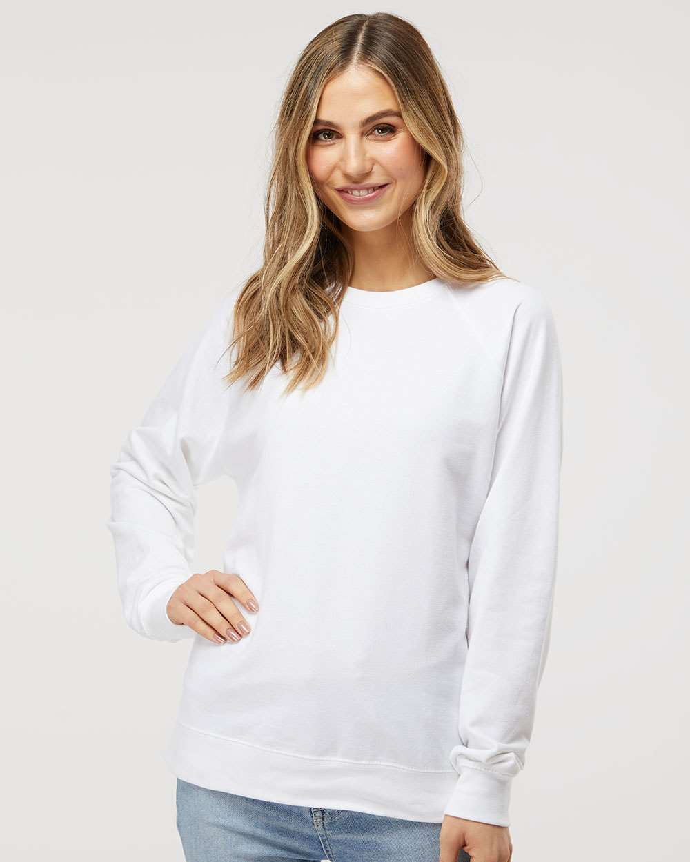 Independent Trading Co. - Women's Icon Lightweight Loopback Terry Crewneck