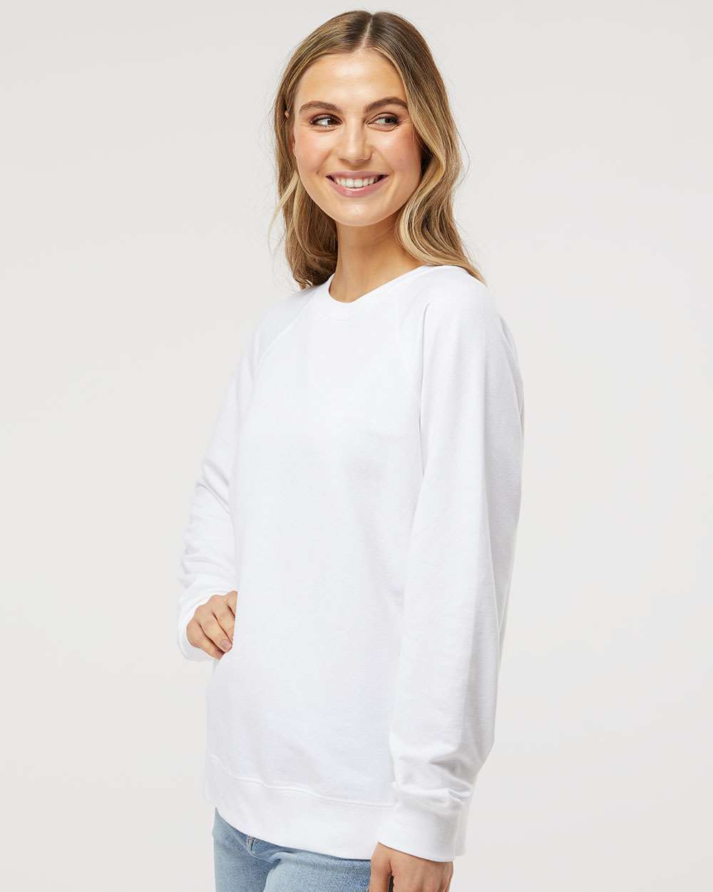 Independent Trading Co. - Women's Icon Lightweight Loopback Terry Crewneck