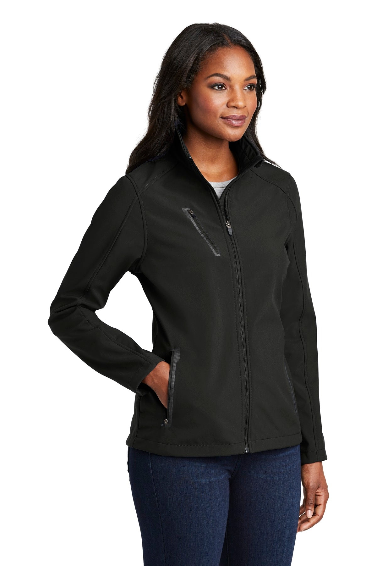 Port Authority Women's Welded Soft Shell Jacket. L324